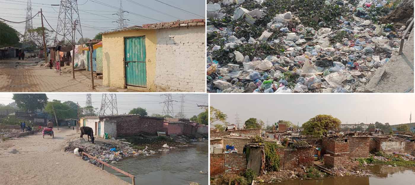 बलौंगी की अंबेडकर कॉलोनी में खुलेआम अवैध निर्माण चल रहा है